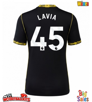 Chelsea Romeo Lavia #45 Replica Away Stadium Shirt for Women 2026-27 Short Sleeve